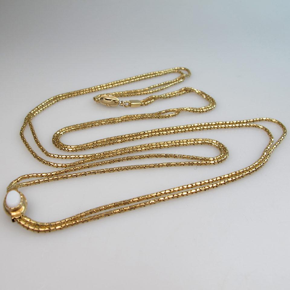 18k Yellow Gold Serpentine Chain