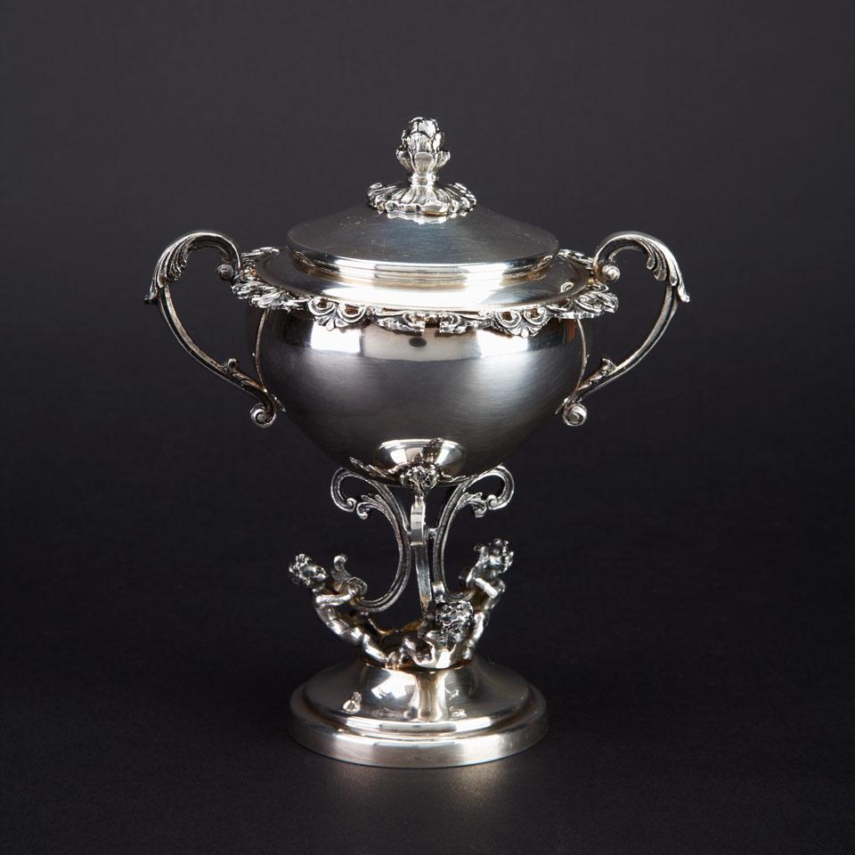 Italian Silver Covered Urn, for Henry Birks & Sons of Montreal, 20th century