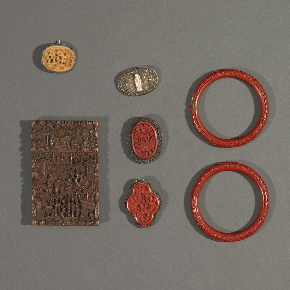 Group of 19th Century Chinese Accessories 