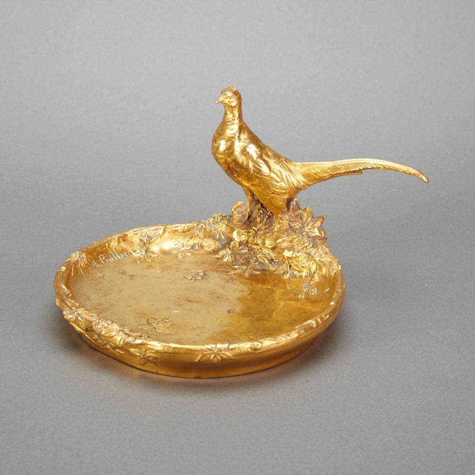 French GIlt Bronze Vide Poche by Charles Paillet (1871-1937)