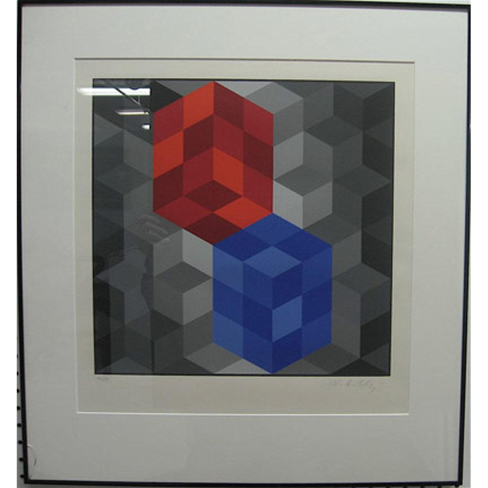 VICTOR VASARELY  UNTITLED  