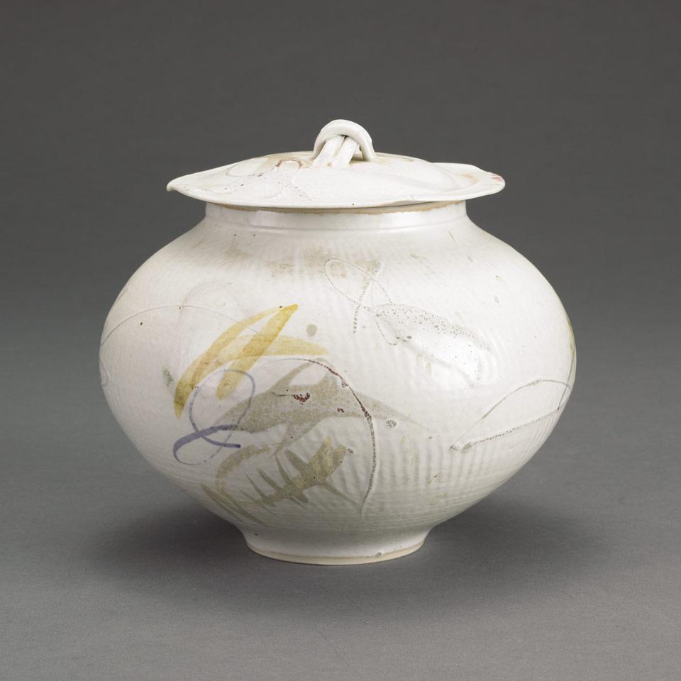Kayo O’Young Covered Jar, dated 1993